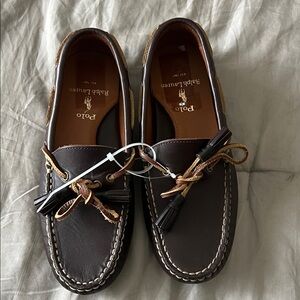 Polo by Ralph Lauren Dark Brown Boat Shoes